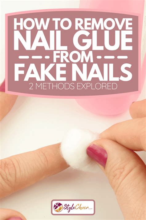 how to remove fake glued nails|press on nail removal instructions.